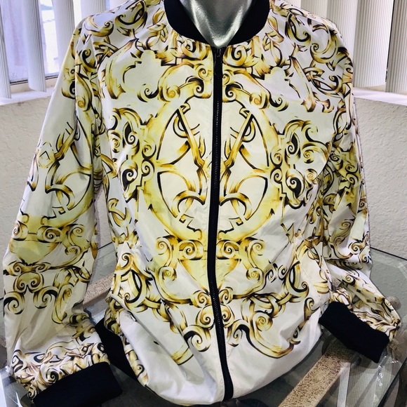 NWT Platini MEN’S Status Print BOMBER JACKET M - Picture 6 of 8